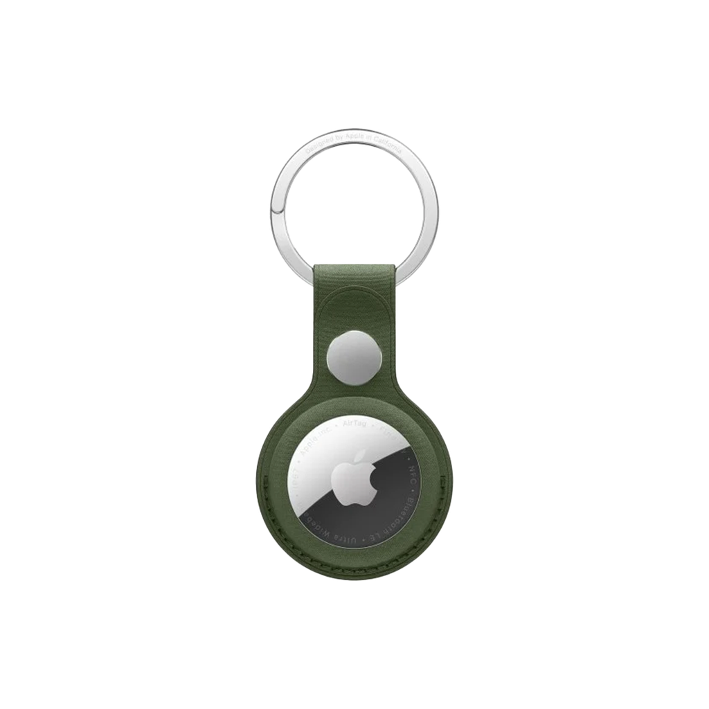 Llavero de FineWoven de Apple para AirTag - Verde musgo
