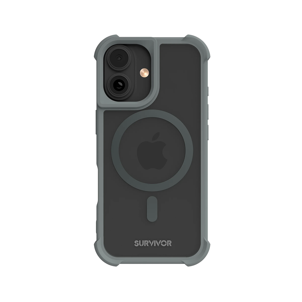 Funda Survivor Endurance con MagSafe de Griffin para iPhone 17 - Gris solar