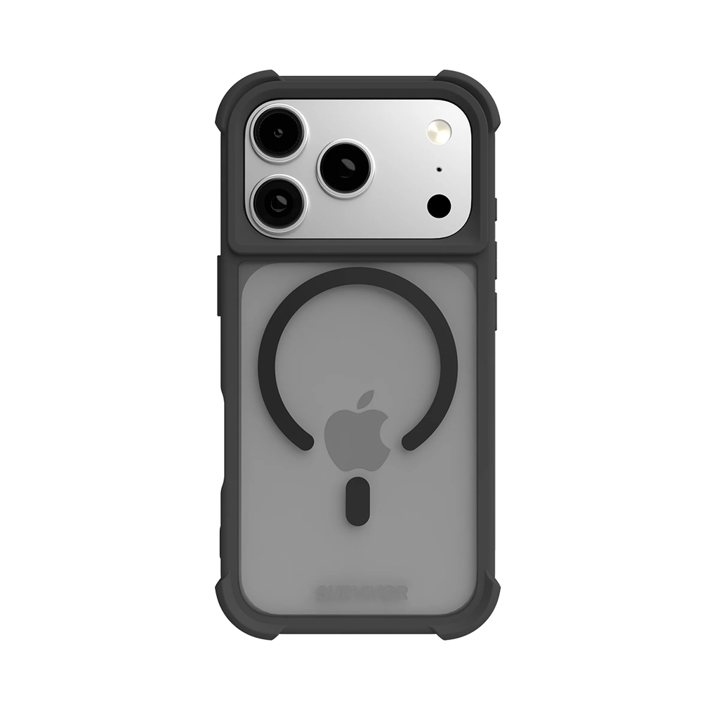 Funda Survivor Endurance de Griffin con MagSafe para iPhone 17 Pro - Negro