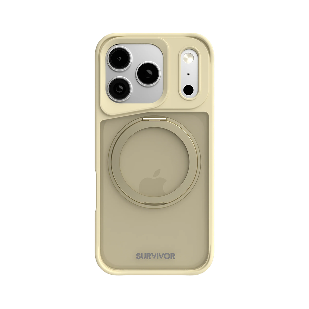 Funda Survivor Endurance Kick con MagSafe de Griffin para iPhone 17 Pro - Hueso