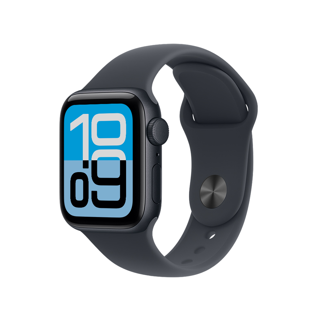 Apple Watch SE 3 (GPS) 44 mm - Caja de Aluminio Medianoche - Banda Deportiva Medianoche - M/L