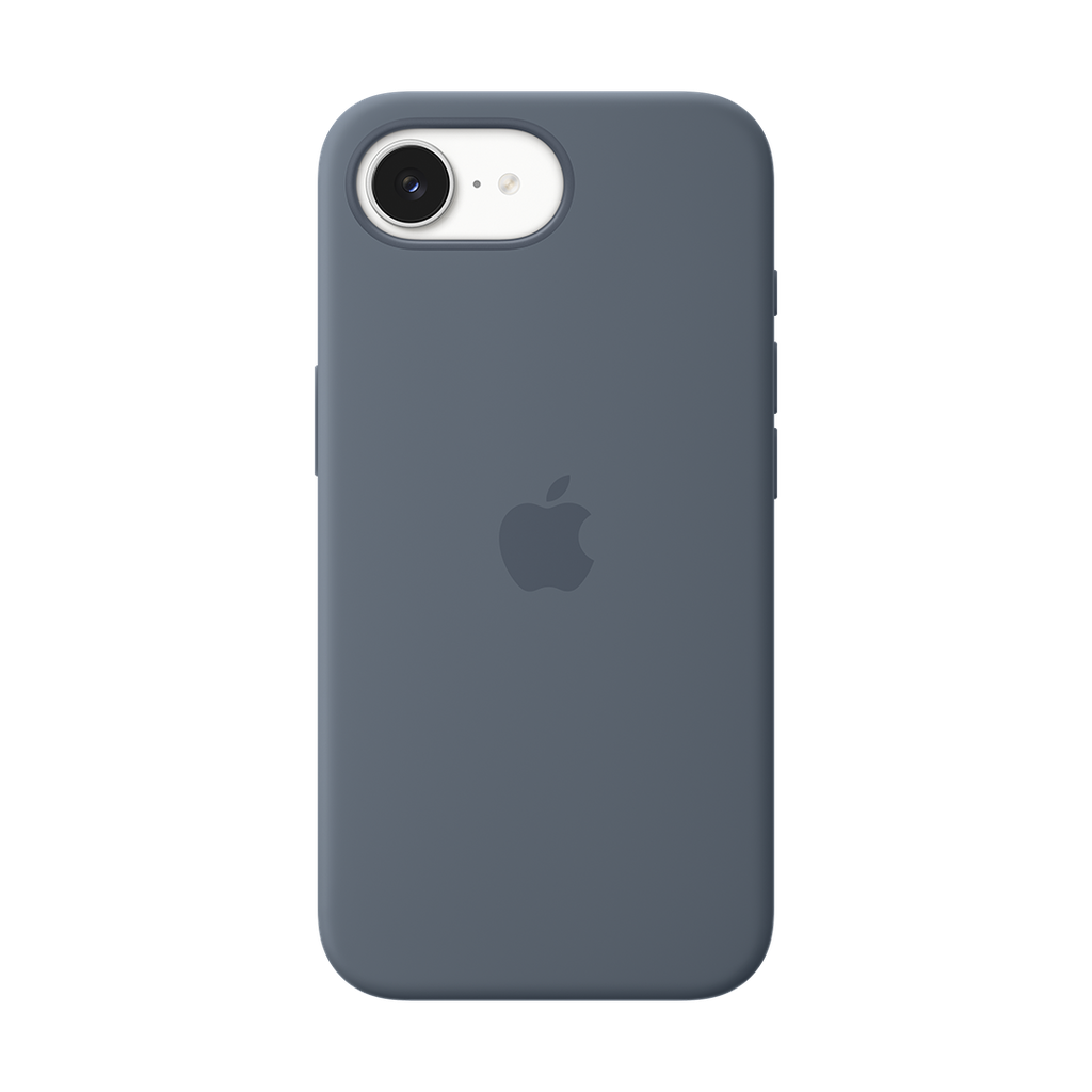 Funda de silicona con MagSafe de Apple para iPhone 17e - Azul ancla