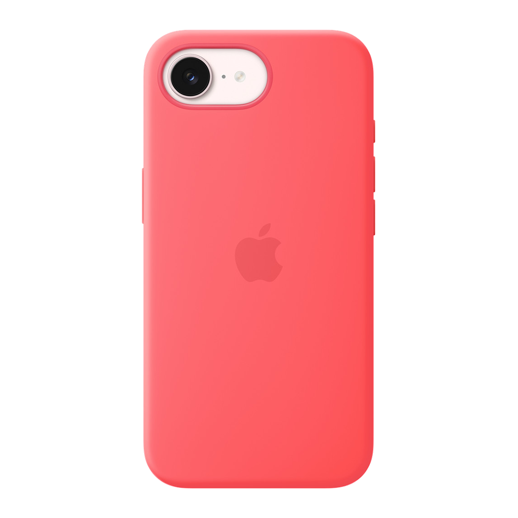 Funda de silicona con MagSafe de Apple para iPhone 17e - Guayaba brillante