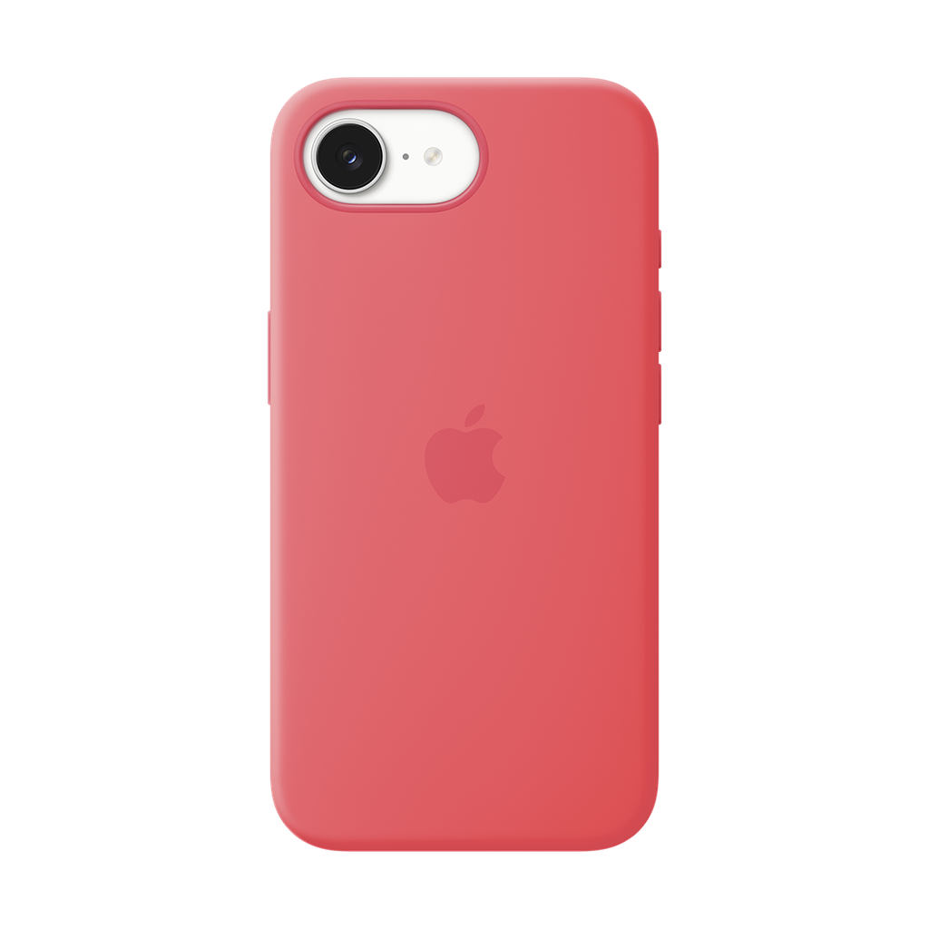 Funda de silicona con MagSafe de Apple para iPhone 17e - Guayaba brillante