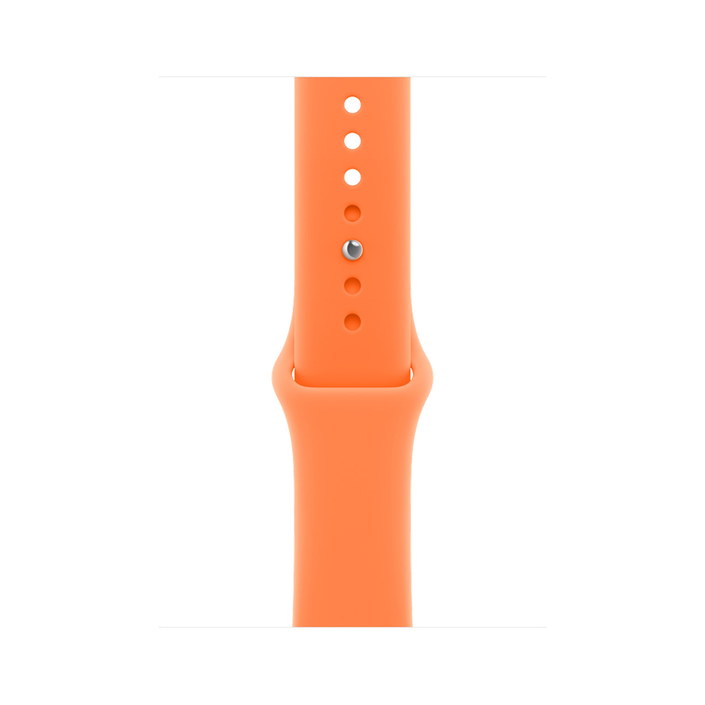 Banda deportiva naranja clementina de Apple para caja de 46 mm M/L