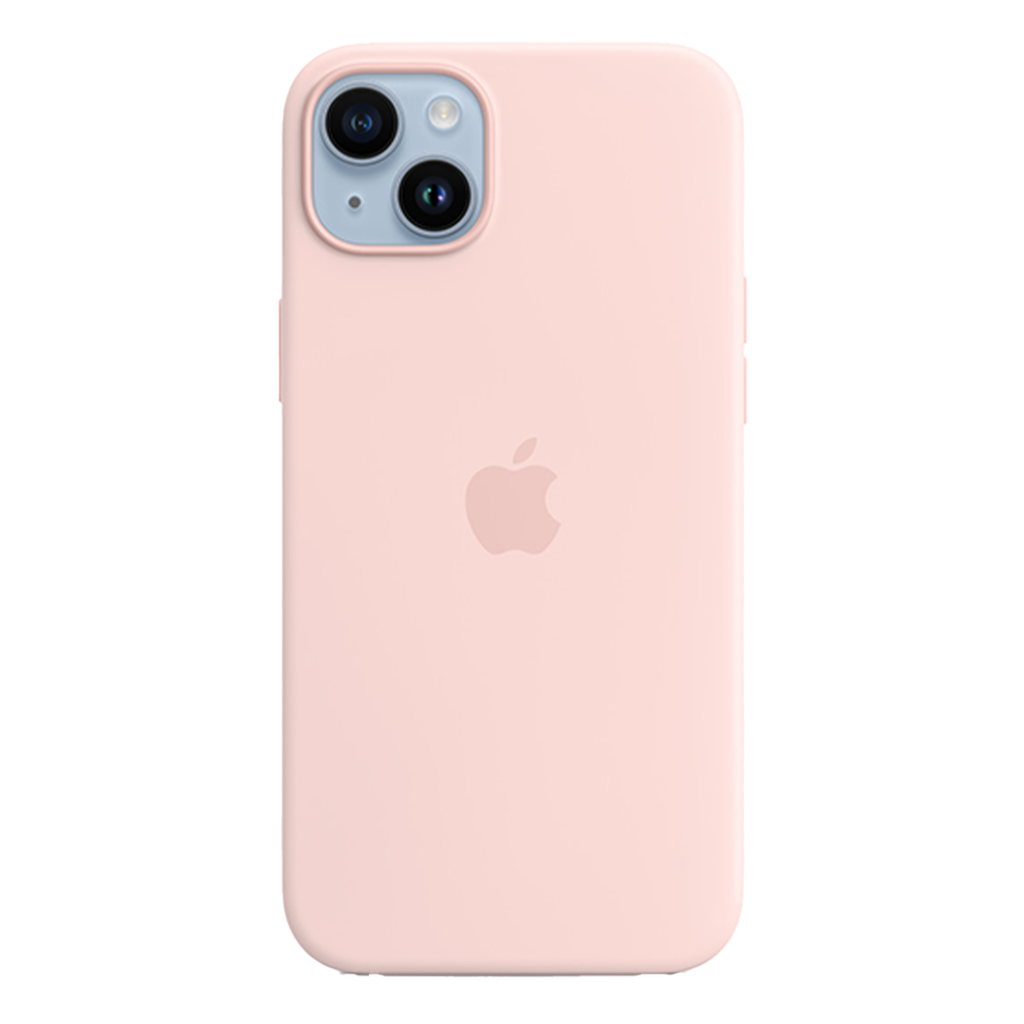 Funda de silicona con MagSafe de Apple para iPhone 14 Plus - Rosa Caliza