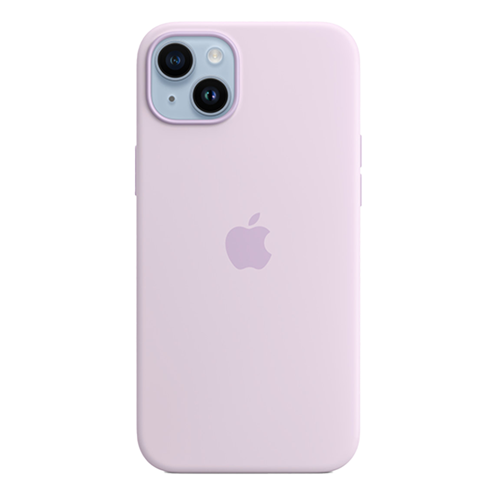 Funda de silicona con MagSafe de Apple para iPhone 14 Plus - Lila