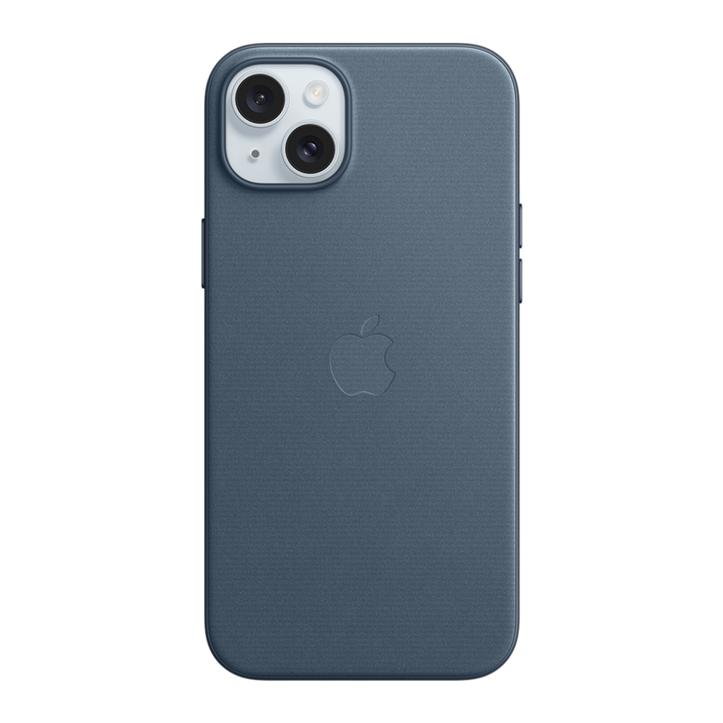 Funda de Trenzado Fino con MagSafe de Apple para iPhone 15 Plus - Azul Pacifico