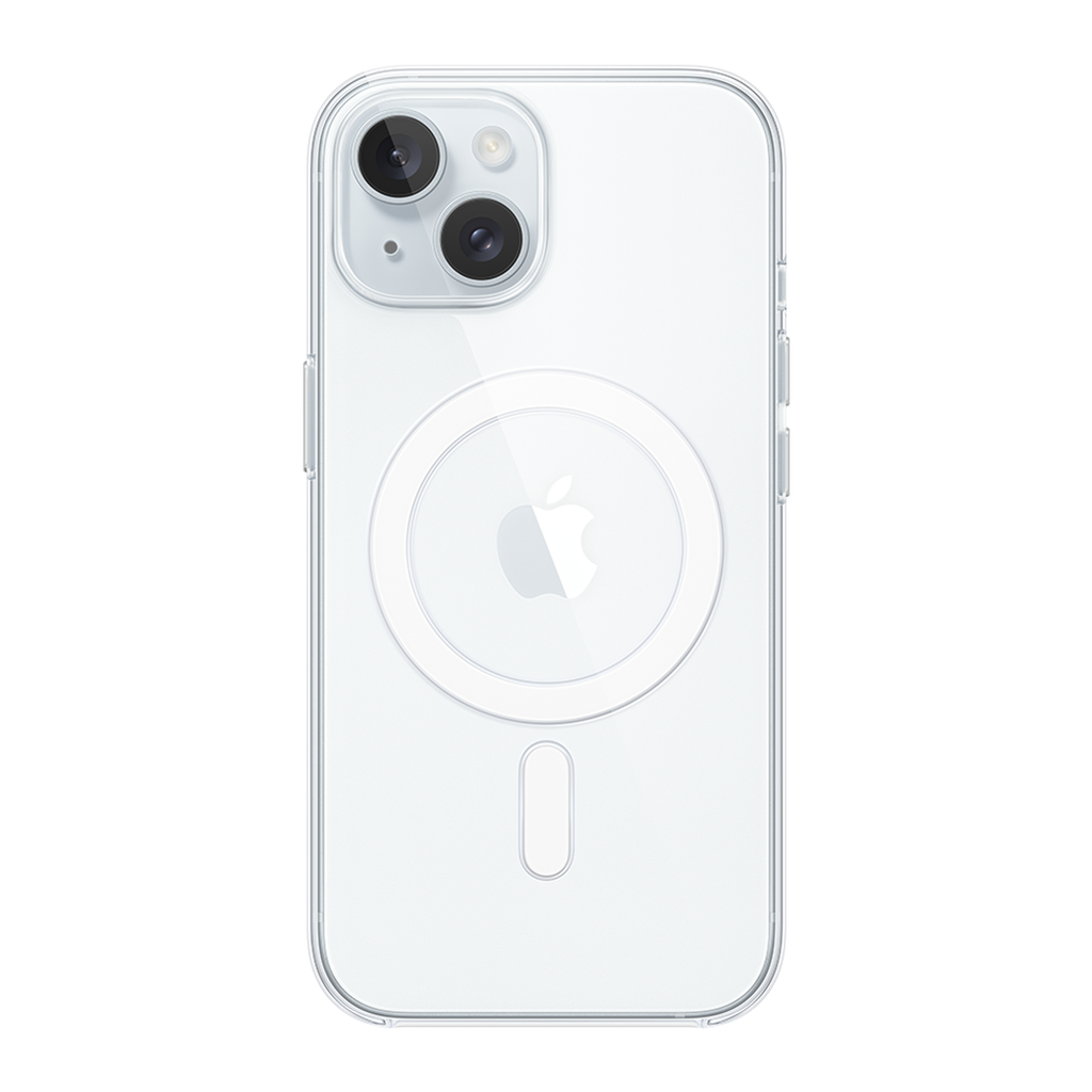 Funda transparente de Apple con MagSafe para iPhone 15 Plus