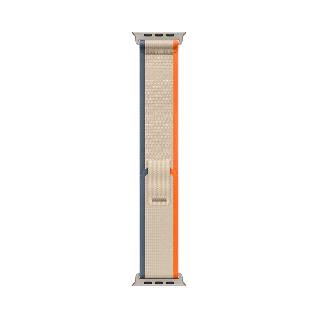 Banda Trail naranja/beige de Apple para caja de 49 mm - S/M