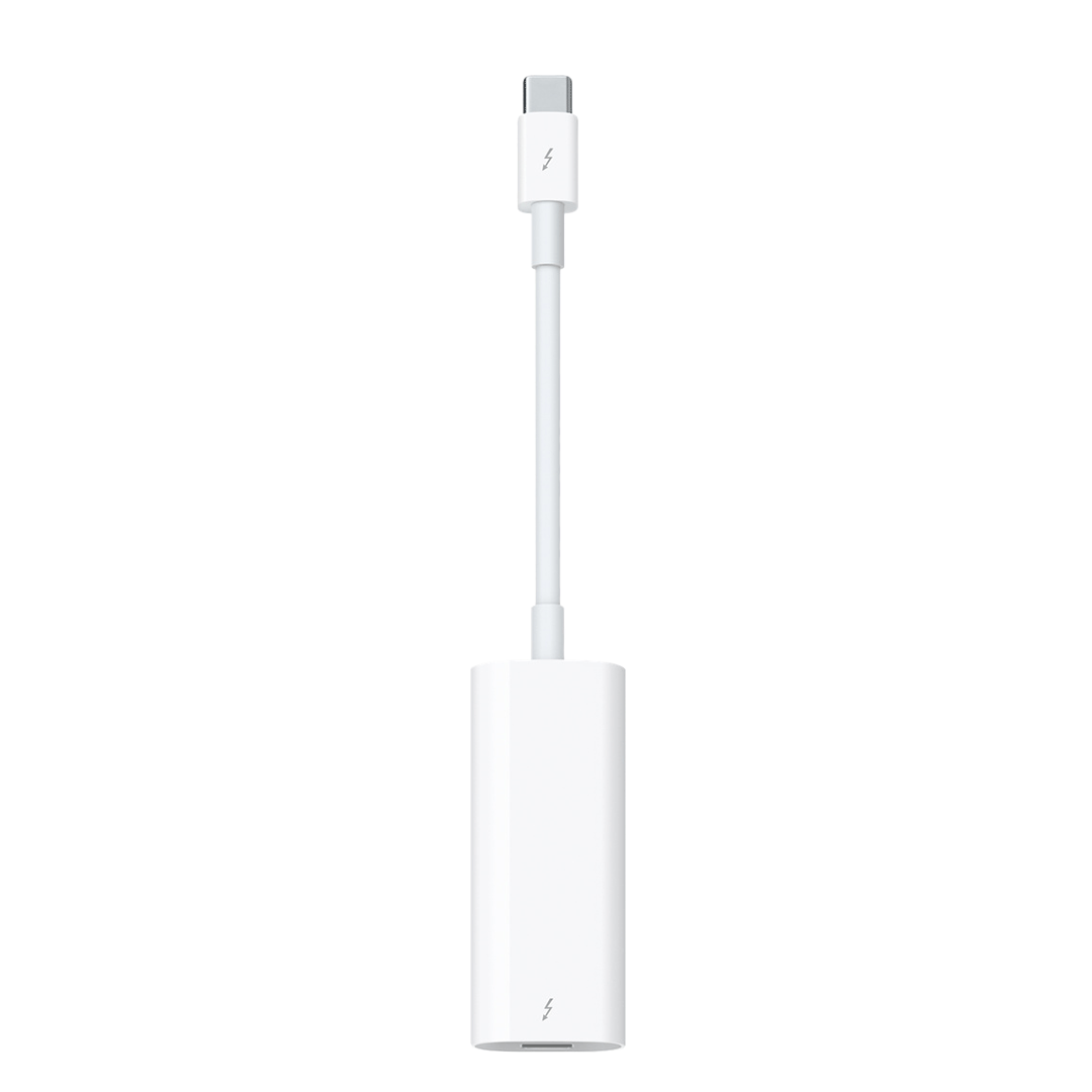 Adaptador de Thunderbolt 3 (USB‑C) a Thunderbolt 2 de Apple