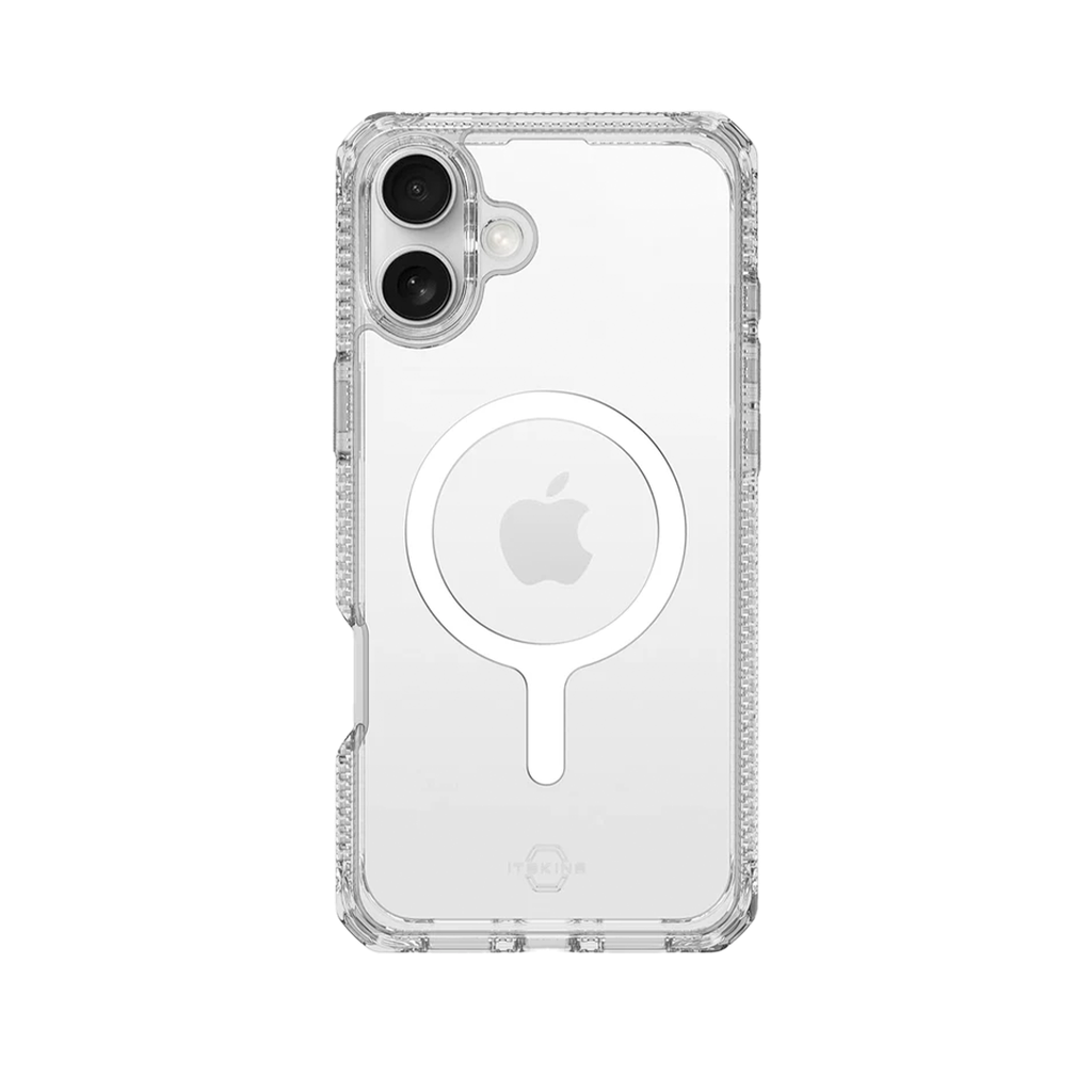 Funda Hybrid R transparente con MagSafe de ItSkins para iPhone 16 Plus