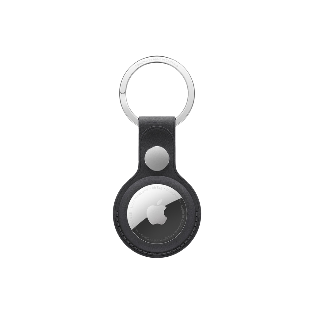 Llavero de FineWoven de Apple para AirTag - Negro