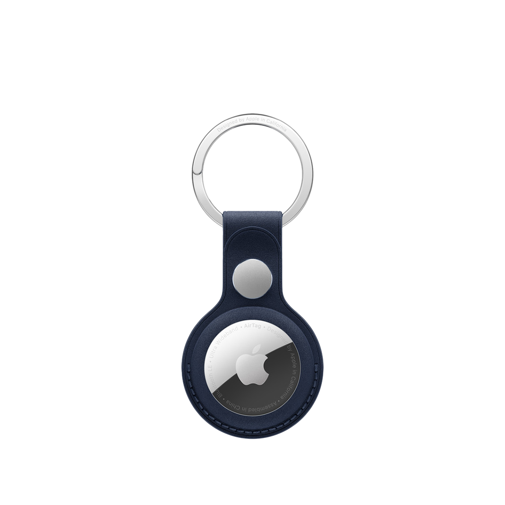 Llavero de FineWoven de Apple para AirTag - Azul profundo
