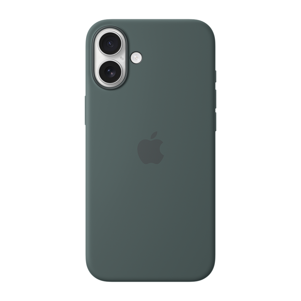 Funda de silicona con MagSafe de Apple para iPhone 16 Plus - Verde Lago