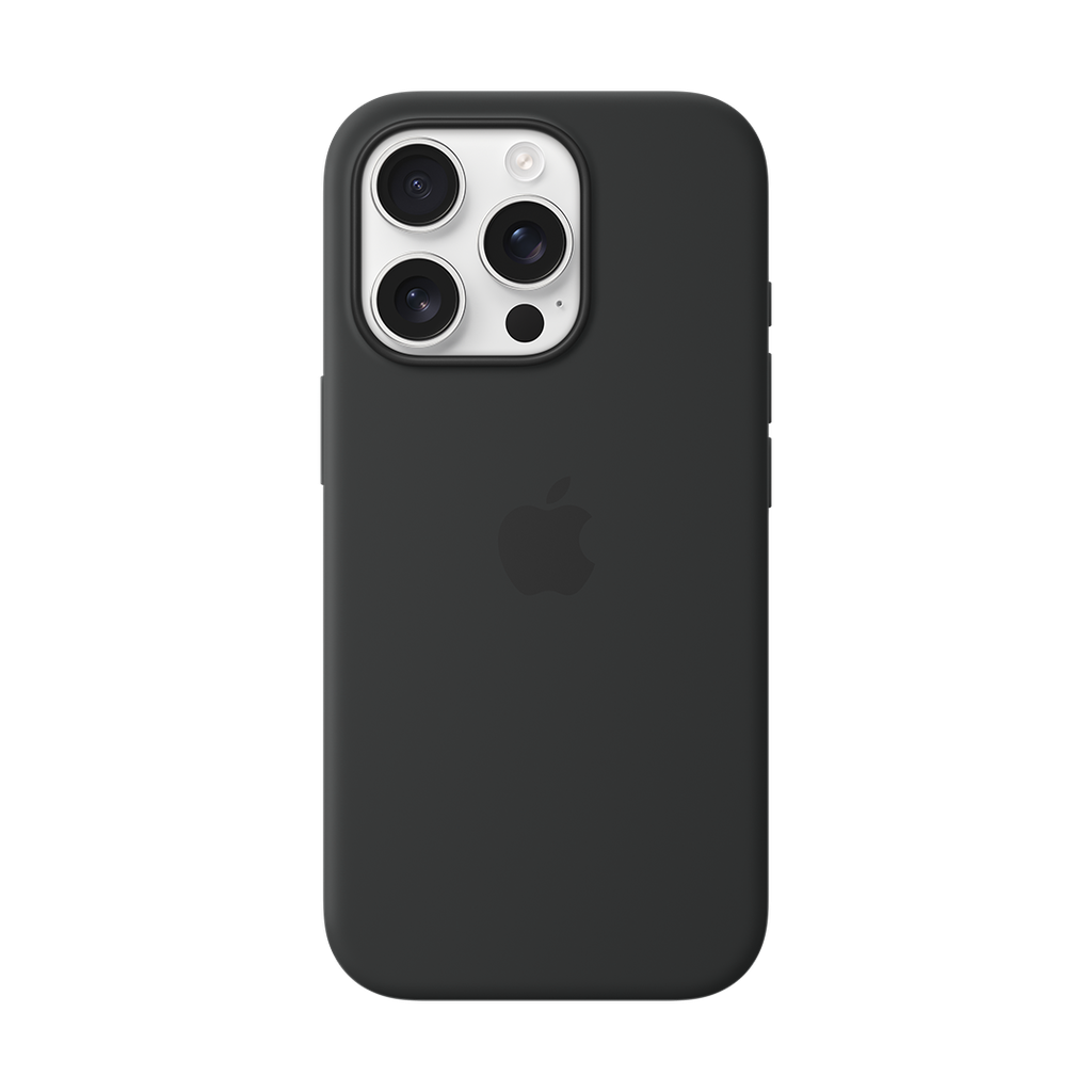 Funda de silicona con MagSafe de Apple para iPhone 16 Pro - Negro