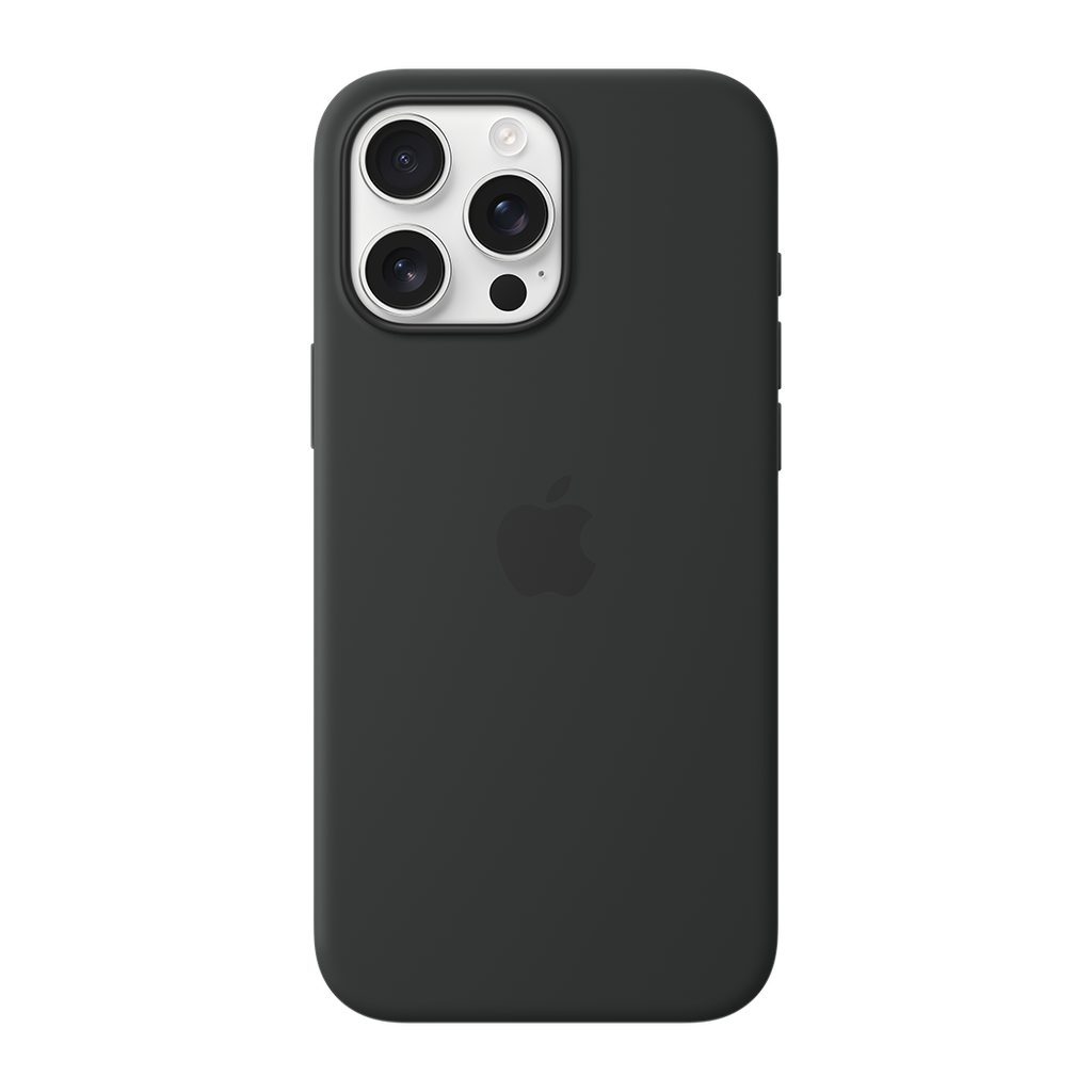 Funda de silicona con MagSafe de Apple para iPhone 16 Pro Max - Negro