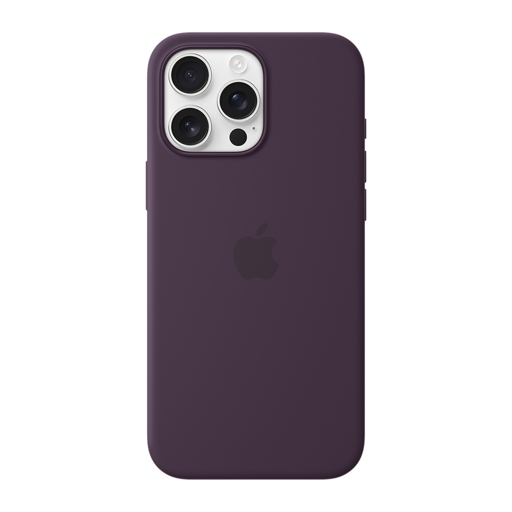 Funda de silicona con MagSafe de Apple para iPhone 16 Pro Max - Ciruela