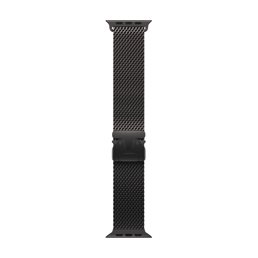 Banda Loop deportiva Milanese titanio negro de Apple para caja de 49 mm - M/L