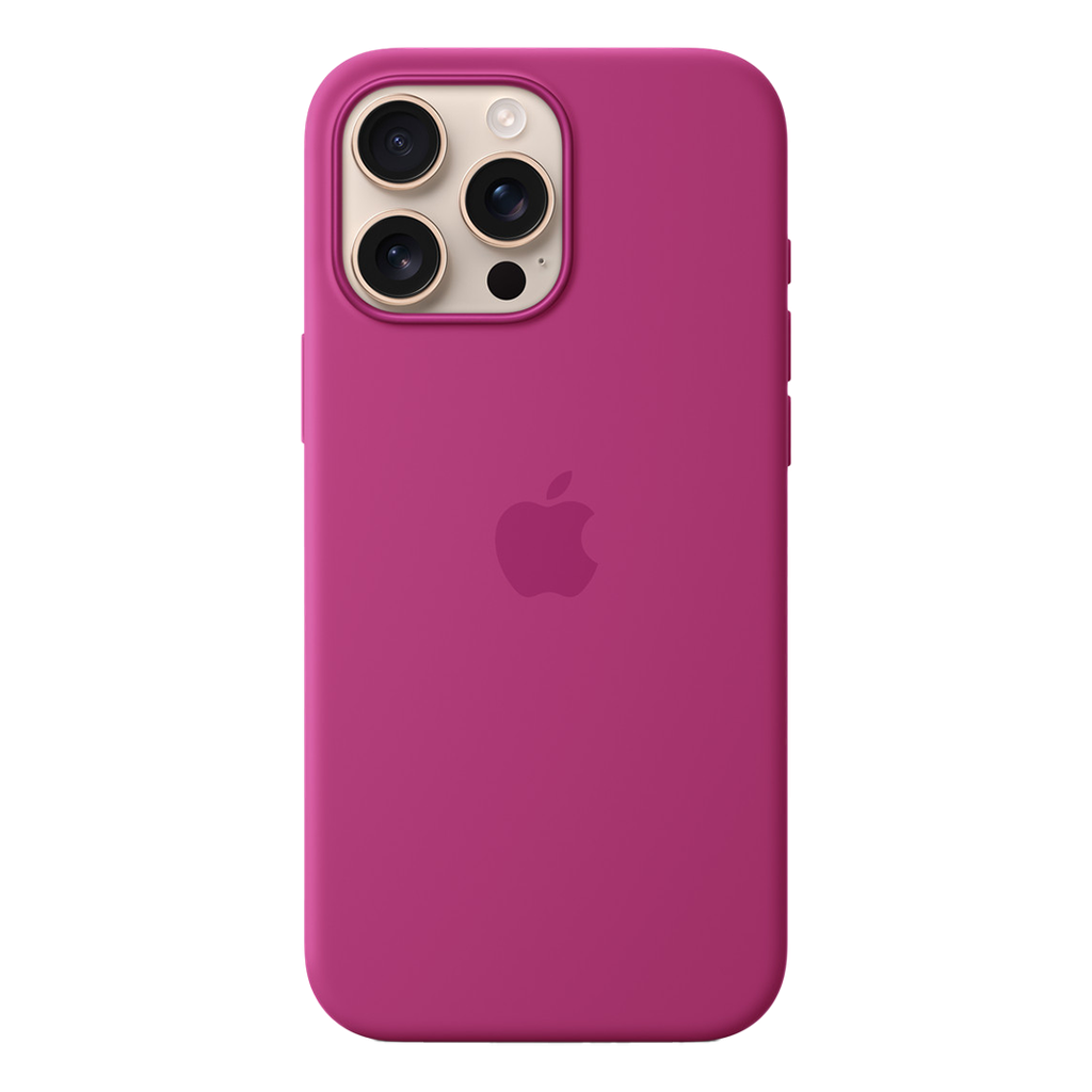 Funda de silicona con MagSafe de Apple para iPhone 16 Pro Max - Fucsia