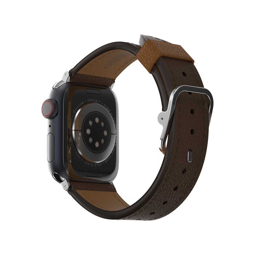 Banda de cuero de cactus marrón de Otterbox para caja de 41 mm