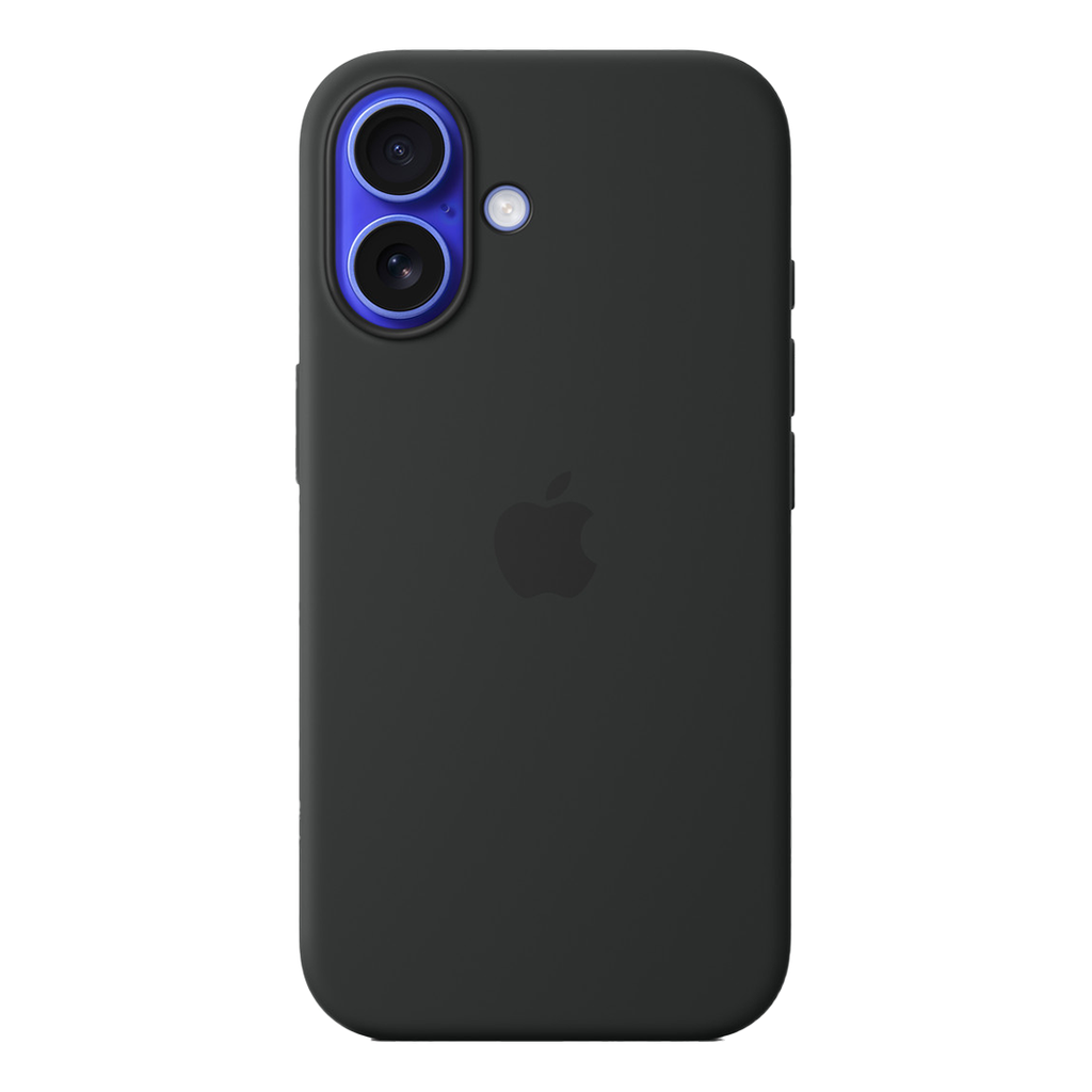 Funda de silicona con MagSafe de Apple para iPhone 16 - Negro