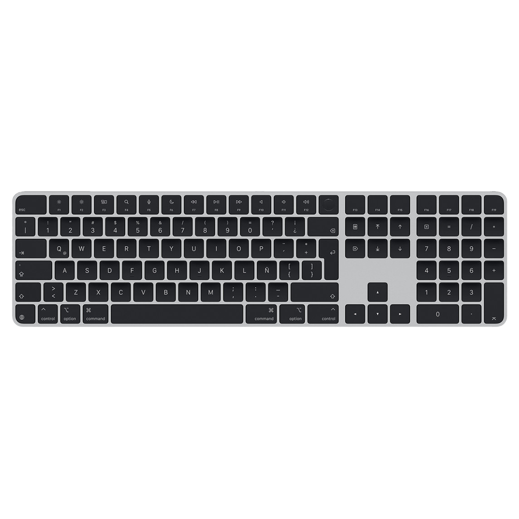 Magic Keyboard con Touch ID y teclado numérico de Apple para modelos de Mac con chip de Apple (USB‑C) - Español (España) - Teclas negras