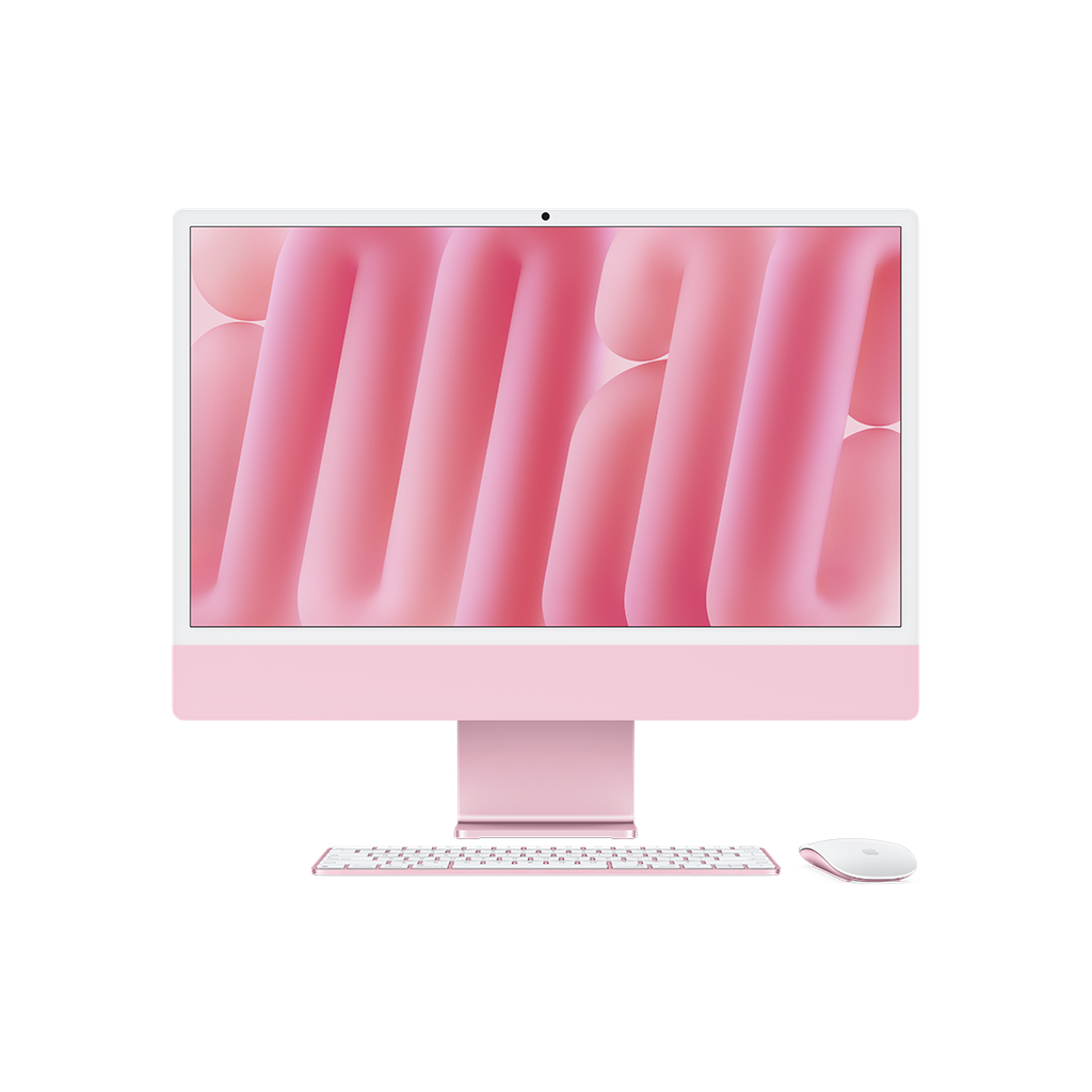 iMac 24" M4 - 10 CPU, 10 GPU, 24 GB, 512 GB - Rosa