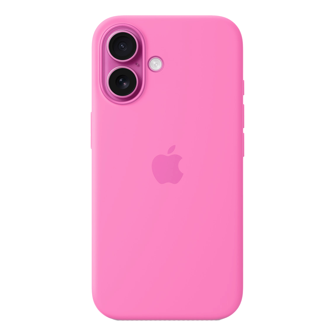 Funda de silicona con MagSafe de Apple para iPhone 16 - Peonía