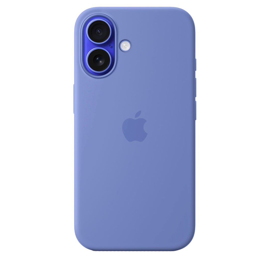 Funda de silicona con MagSafe de Apple para iPhone 16 - Azul bígaro