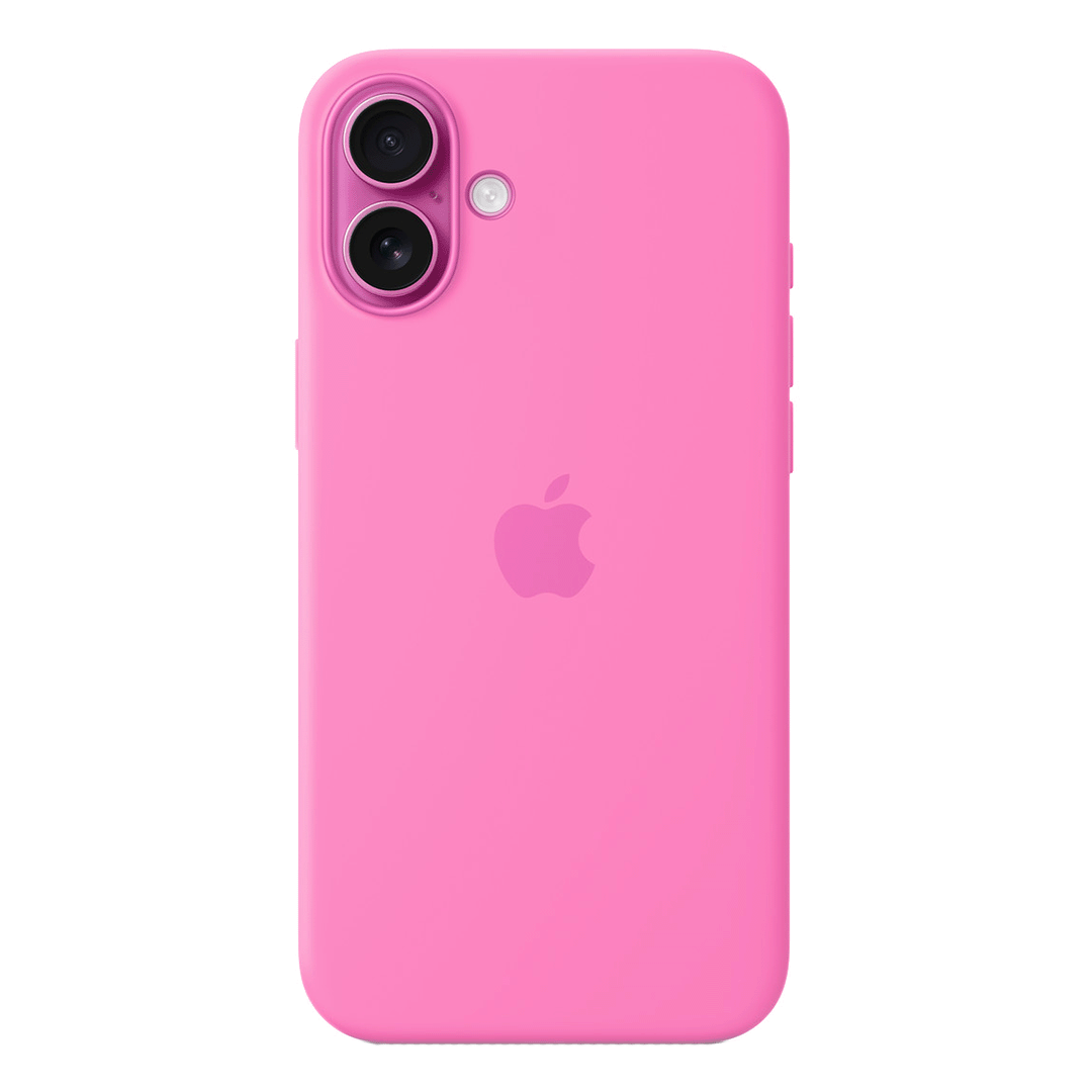 Funda de silicona con MagSafe de Apple para iPhone 16 Plus - Peonía