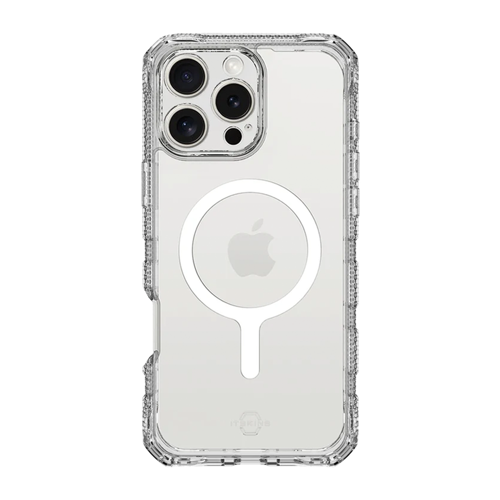 ItSkins Supreme R Funda Transparente con MagSafe para iPhone 16 Pro Max - Transparente