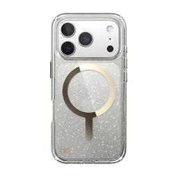 [150978-9221] Speck Presidio Lux con MagSafe para iPhone 17 Pro - Glitter/Oro Metalico