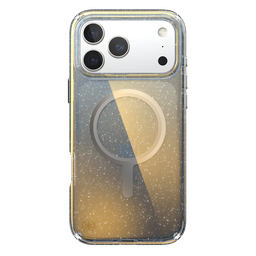 [151027-3274] Speck Presidio Lux con MagSafe para iPhone 17 Pro Max - Hyper Glitter Espejado/Plata Metalico