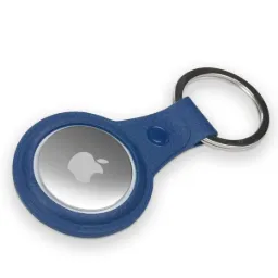 [63765PG] Llavero protector de piel sintética para AirTag de Puregear - Azul marino