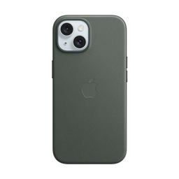 [MT3J3ZM/A] Funda de Trenzado Fino con MagSafe de Apple para iPhone 15 - Evergreen