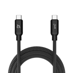 [ACBADP200BK] Cable de carga trenzado CASA P200 de USB-C a USB-C de 240 W (2 m) de Adam Elements - Negro