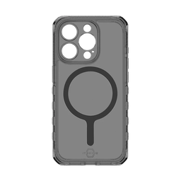 [AP5X-MGCLR-GRPR] ItSkins Supreme R Funda Transparente con Magsafe para iPhone 15 Pro - Grafito