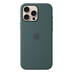 [MA7V4ZM/A] Funda de silicona con MagSafe de Apple para iPhone 16 Pro Max - Verde Lago
