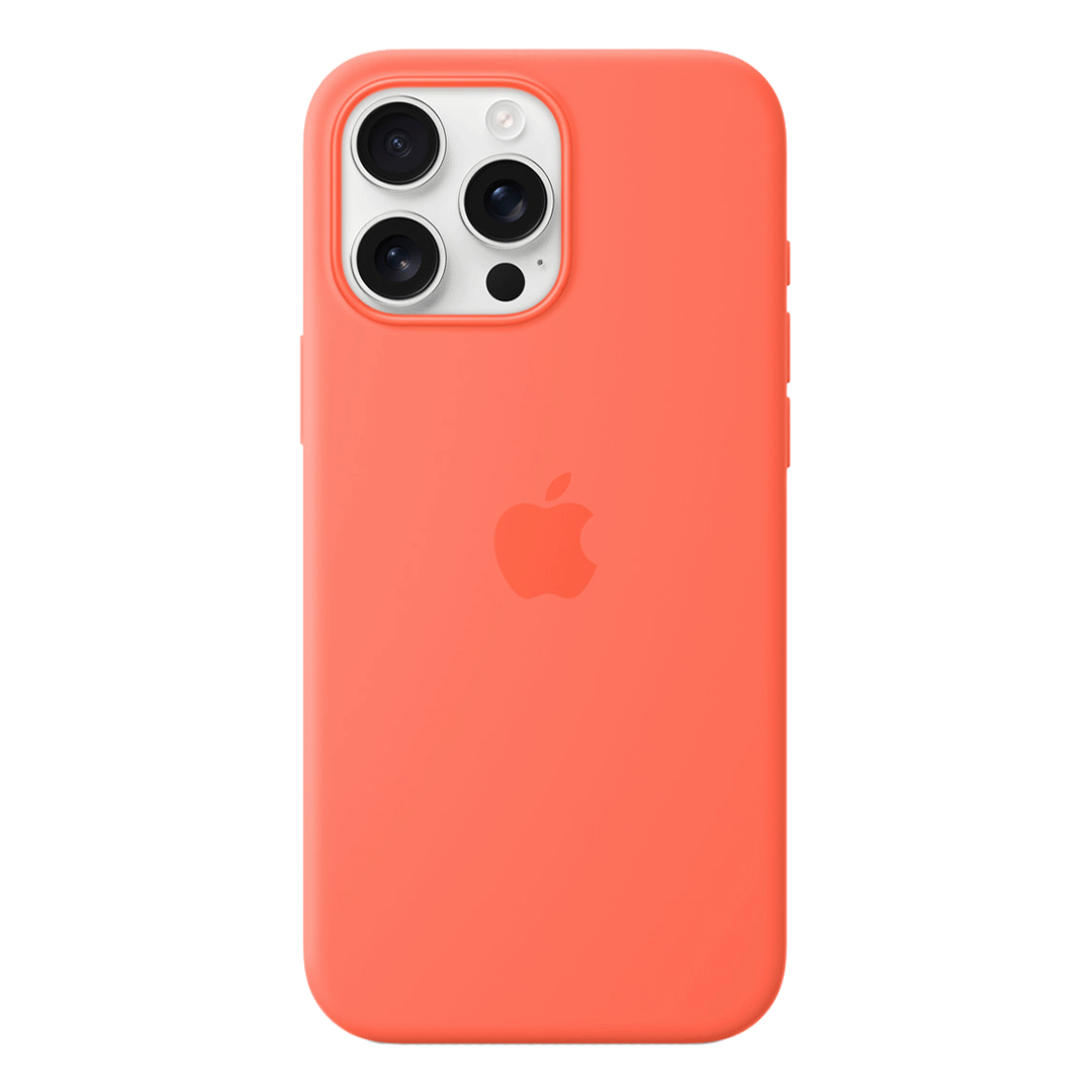 [MDGX4ZM/A] Funda de silicona con MagSafe de Apple para iPhone 16 Pro Max - Mandarina