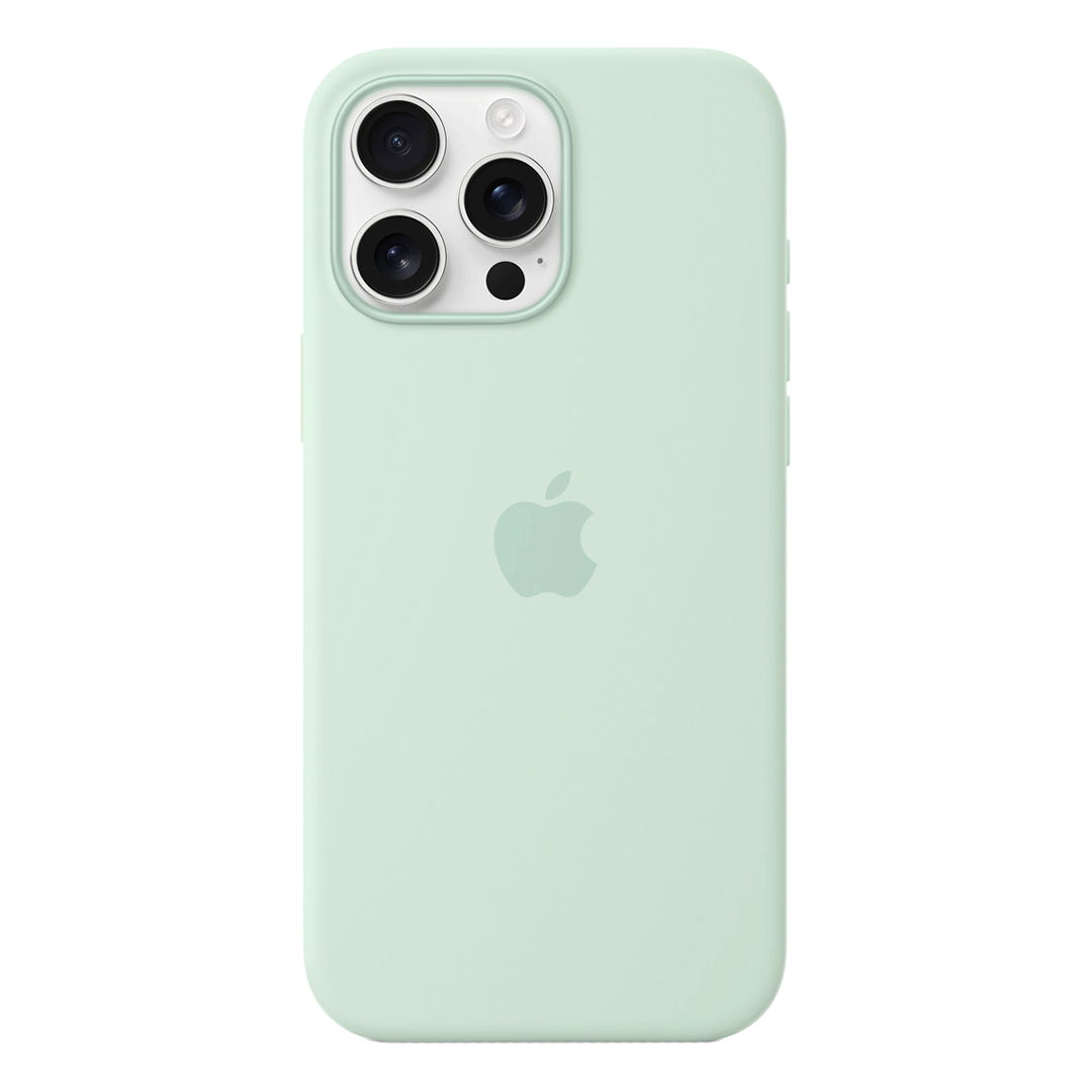 [MDGY4ZM/A] Funda de silicona con MagSafe de Apple para iPhone 16 Pro Max - Aguamarina