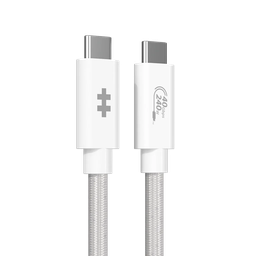 [HD6500WHGL-90] Cable trenzado de USB-C a USB-C (1.2 m) de HyperDrive