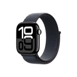 [MWWG3AM/A] Apple Watch Series 10 GPS 42mm - Caja de Aluminio Negro Azabache - Loop Deportivo Tinta